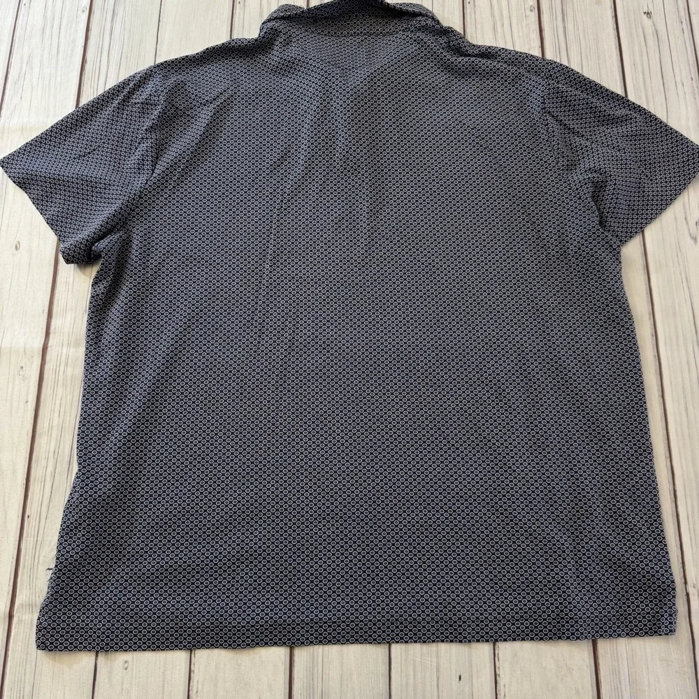 Polo Ralph Lauren Men's Polo‎ Shirt Performance All Over Pattern Blue Size XL